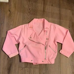 Pink Moto Jacket